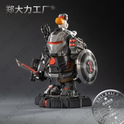 鐵豚俠黑武士版大力豚3D列印卡皮巴拉磁吸潮玩擺件